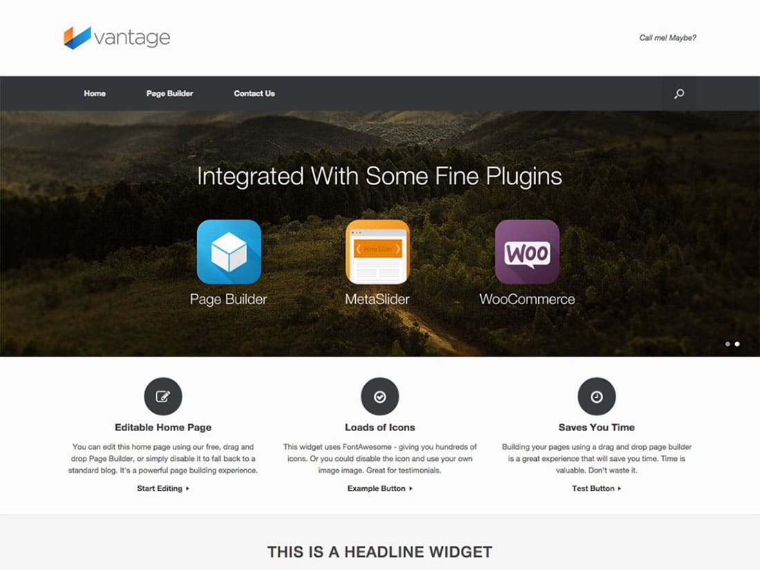 10+ Best Free & Responsive WordPress Themes 2016 Vantage - 10+ Best Free & Responsive WordPress Themes 2016