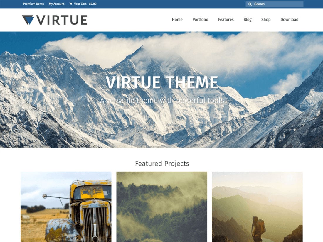 virtu them - 10+ Best Free & Responsive WordPress Themes 2016