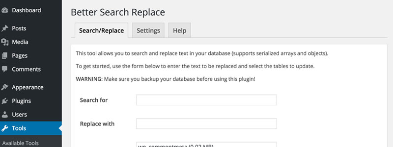 Better Search Replace - 10 Must Have Free WordPress Plugins 2017 - Part 2