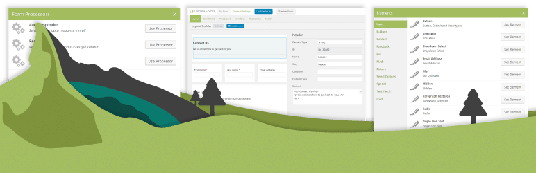 Caldera Forms Drag and drop responsive WordPress form builder - 10 Must-have Best Free WordPress Plugins 2017 - Part 1