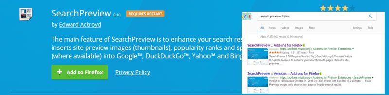 Must Have (or Try) Best Firefox Addons 2017 Firefox SearchPreview - Must Have (or Try) Best Firefox Addons 2017