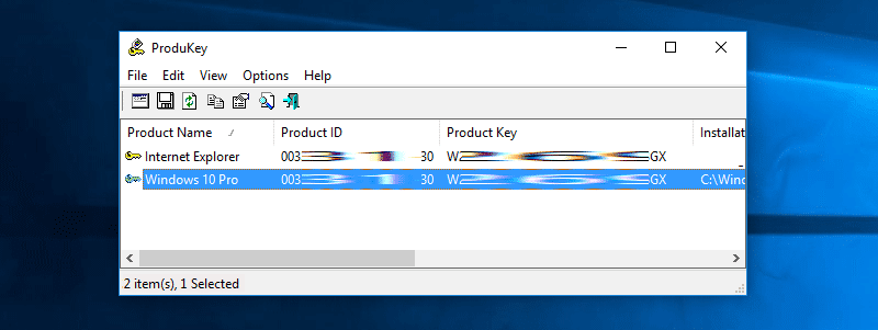 NirSoft ProduKey to Recover Windows product key - How to find Windows 10, 8, 7 Product Key