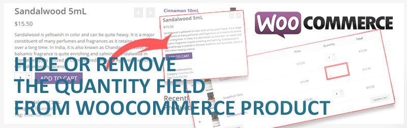 How To Disable Quantity Field In WooCommerce 800x252 - Hide or remove the quantity field from WooCommerce Product