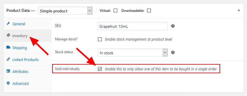 How to disable the quantity field To Sold Individually - Hide or remove the quantity field from WooCommerce Product