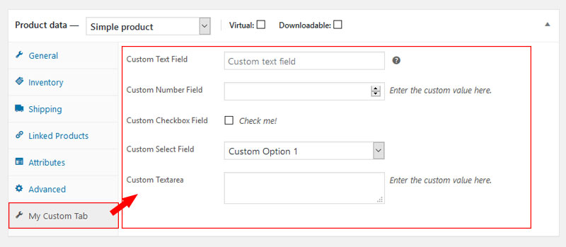 WooCommerce Admin Product Data Tab - WooCommerce Admin Custom Product Data Tab