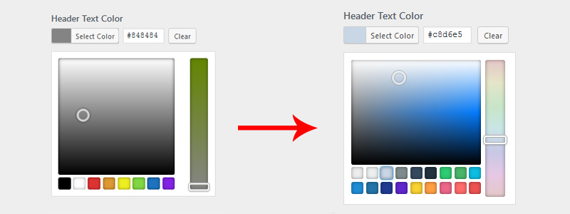 wordpress custom color picker palettes - WordPress Color Picker Enhancement