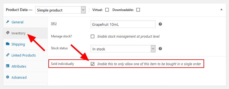 How to disable the quantity field To Sold Individually - Hide or remove the quantity field from WooCommerce Product