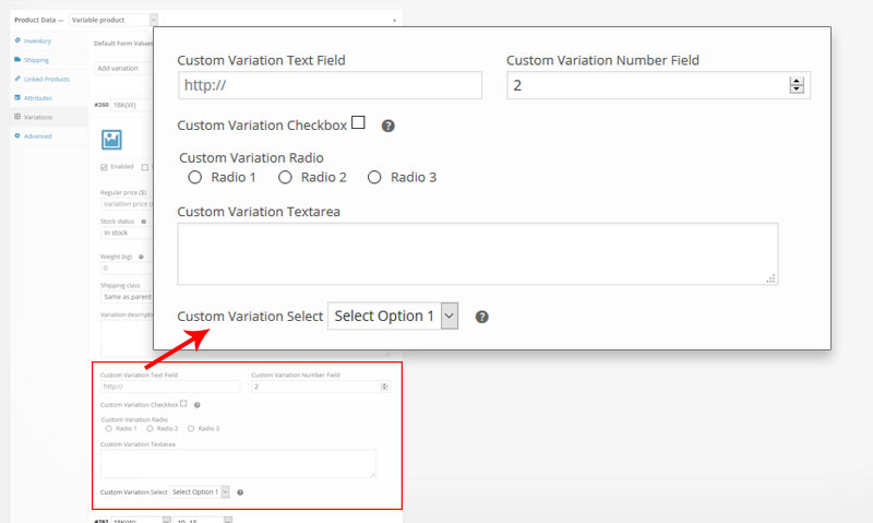 Custom Fields for WooCommerce Variations - How to Add WooCommerce Custom Fields for Variations